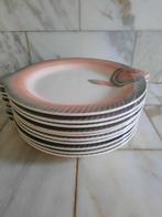 Digoin et Sarreguemines - Serveerset voor vis (10) -, Antiek en Kunst