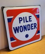 Enseigne en émail - Pile Wonder - Emaille - E.A.S. - vers, Antiek en Kunst