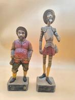Figuur - Don Quijote y Sancho Panza  (2) - Hout, Antiek en Kunst