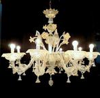 Kroonluchter - Cà Rezzonico - 8 lichten - Doorzichtig glas, Antiek en Kunst