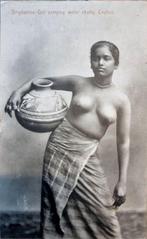 Ceylon - Prachtige verzameling etnisch naakt, talrijke, Gelopen
