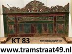 bed hoofdbord, teakhout hoofdeind, achterwand, kamerscherm, Ophalen of Verzenden, Gebruikt