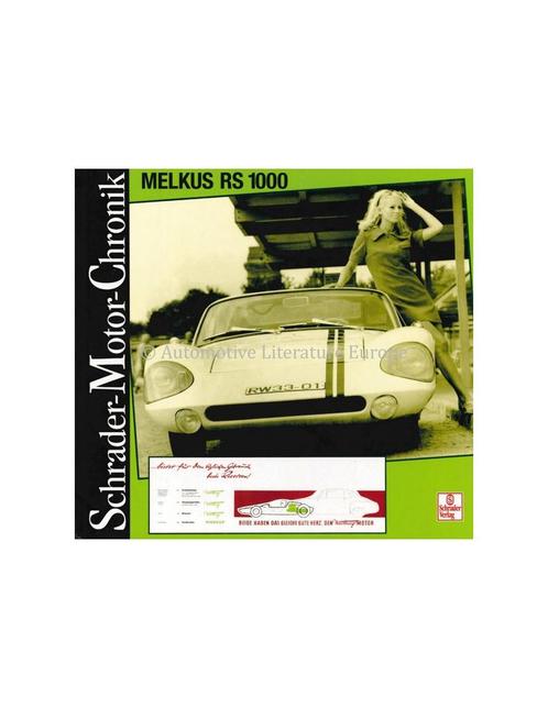 MELKUS RS 1000 (SCHRADER MOTOR CHRONIK), Livres, Autos | Livres