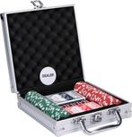 2dekans | Pokerset in Aluminium Koffer - 100 Poker Chips -, Ophalen of Verzenden, Nieuw