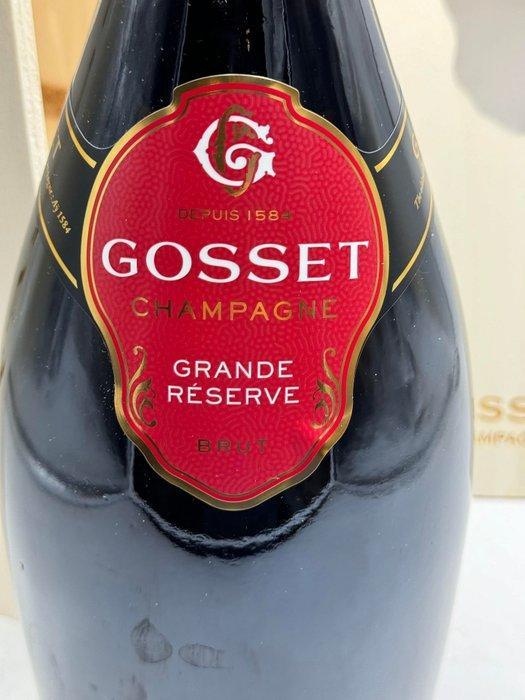 Gosset, Champagne Gosset Grande Reserve - Champagne Brut - 1, Verzamelen, Wijnen