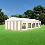 Partytent 5x10 PVC - Premium | Zandkleur / wit, Tuin en Terras, Verzenden, Partytent, Nieuw, 8 meter of meer