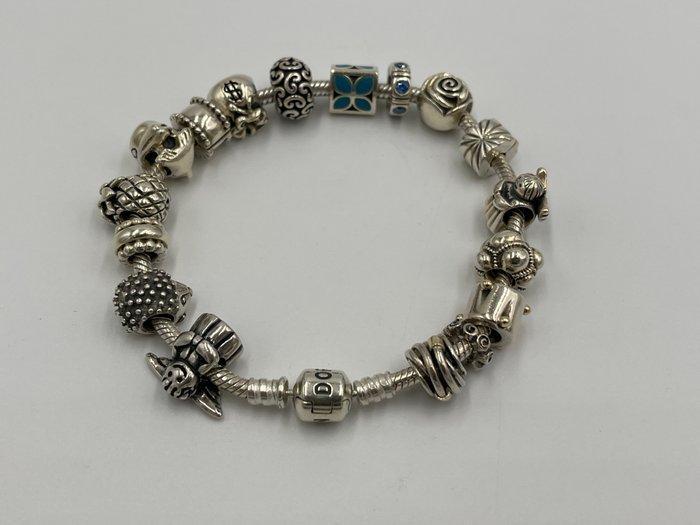 Zonder Minimumprijs - Pandora - Bedelarmband - 14 karaat, Handtassen en Accessoires, Antieke sieraden