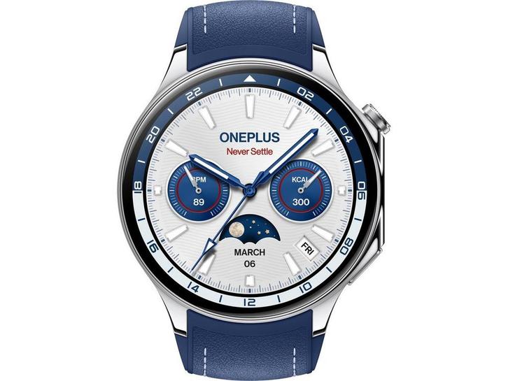 OnePlus Watch 2 - Smartwatch - 1,43-inch AMOLED - Zilver, Huis en Inrichting, Woonaccessoires | Overige, Nieuw, Verzenden