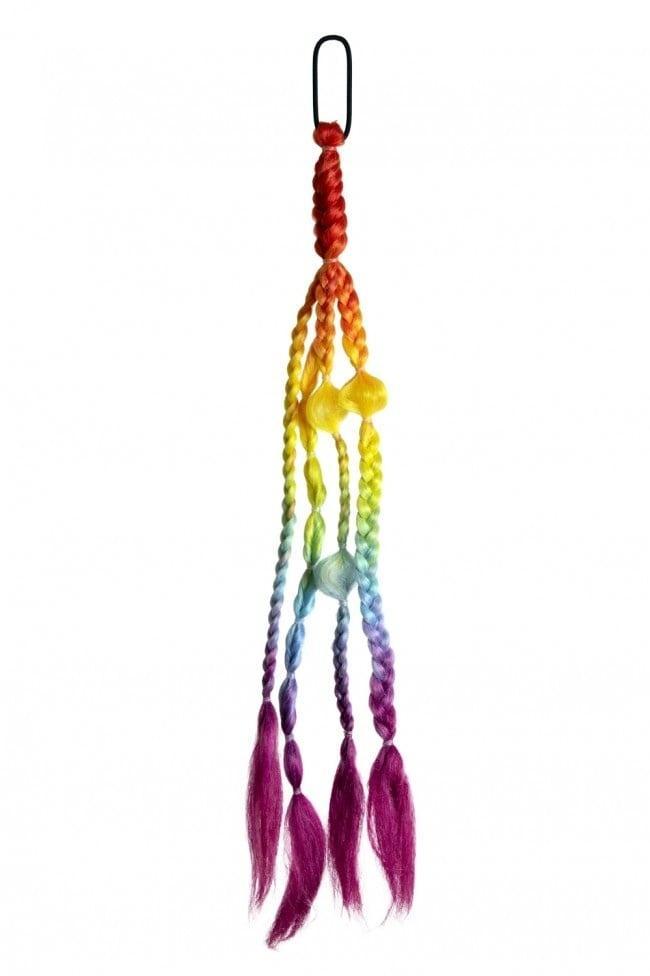 Hair Extension Festival Rainbow 2, Hobby en Vrije tijd, Feestartikelen, Nieuw, Verzenden