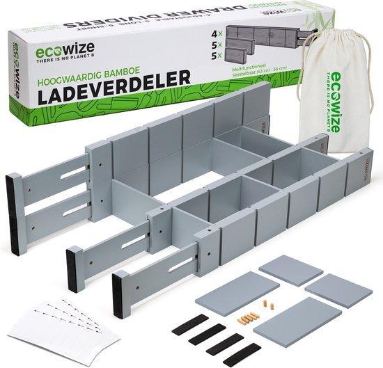 2dekans | Ecowize Luxe Lade Organizer - Ladeverdeler, Huis en Inrichting, Keuken | Keukenbenodigdheden, Ophalen of Verzenden