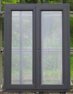 meranti houten raam , chassis , venster 100 x 135 zwart 9005, Raamkozijn, Ophalen of Verzenden