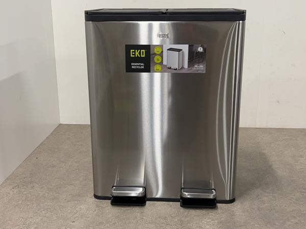Veiling - EKO prullenbak Essential splitted Recycler 40L mat, Huis en Inrichting, Woonaccessoires | Prullenbakken