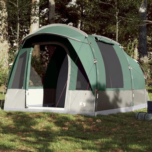 vidaXL Tente de camping tunnel 3 personnes vert, Caravanes & Camping, Tentes, Neuf, Envoi