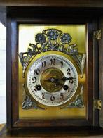 Klok - Junghans Jugendstil Hout, Koper, Glas - 1900-1910