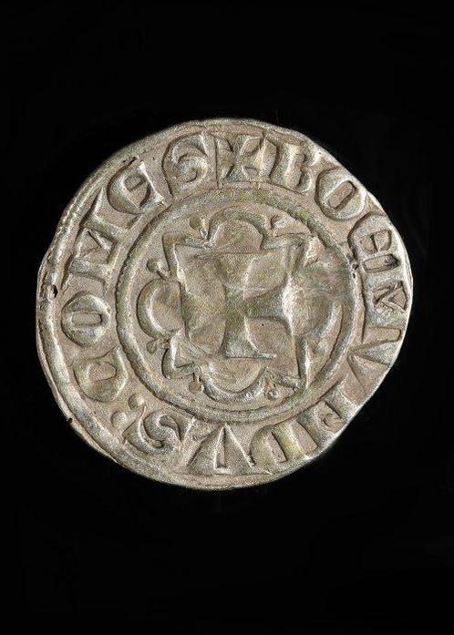 Middeleeuwen, kruisvaardersperiode Zilver Gehamerde munt, Antiek en Kunst, Antiek | Overige Antiek