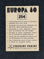 1980 Panini #254 Europa 80 - Badge: Sweden - 1 Sticker -, Nieuw