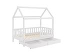Veiling - Kinderbed Marli - 90 x 200 cm - Wit - Incl. bedlad, Nieuw