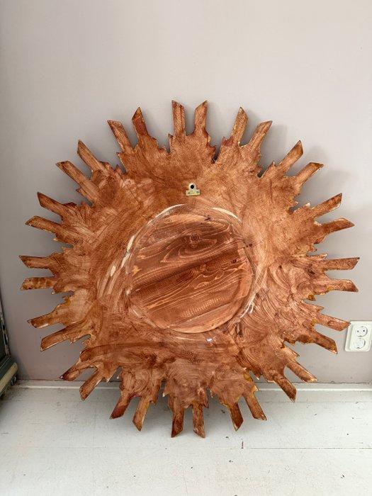 Spiegel - Hout, Glas - Sunburst mirror, Antiquités & Art, Curiosités & Brocante