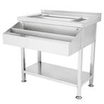 Bar-/Cocktailstation | RVS | IJs-/Ingrediëntenbak +, Verzenden, Nieuw in verpakking