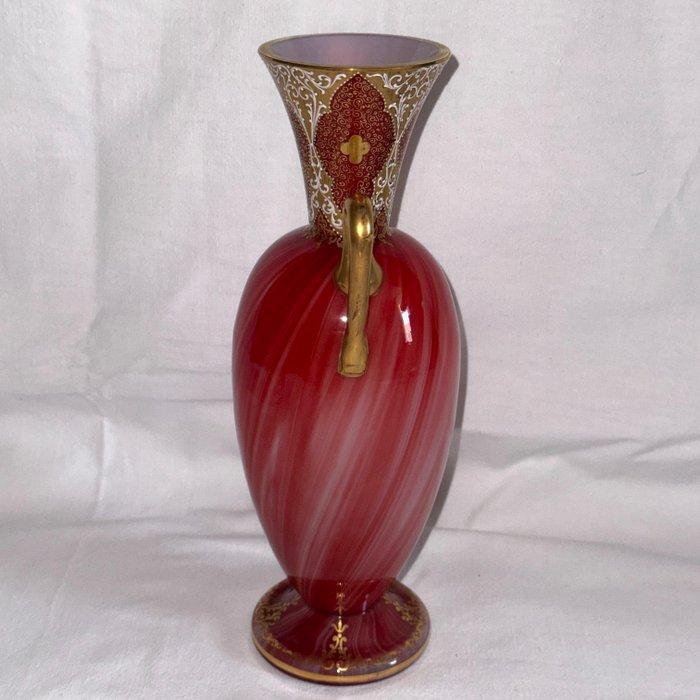 Lötz Witwe - Vaas - carneool - Glas - Jugendstil, Antiek en Kunst, Antiek | Glaswerk en Kristal