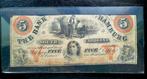 Verenigde Staten. - Obsolete Currency -  5 Dollars - 1860s