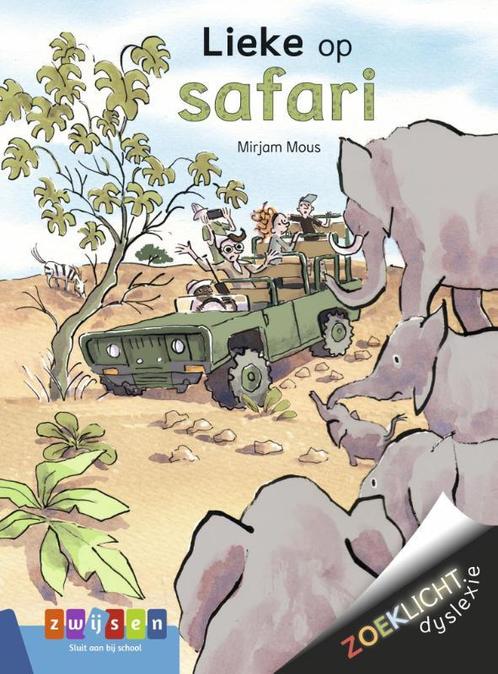 Zoeklicht Dyslexie  -   Lieke op safari 9789048737598, Livres, Livres pour enfants | Jeunesse | Moins de 10 ans, Envoi