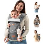 Draagzak - Baby carrier - Babydrager - 3-20 kg - Grijs - Bes, Verzenden, Nieuw