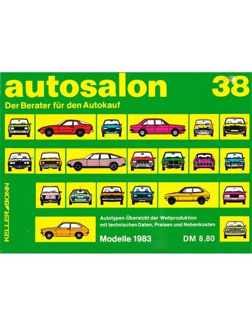 1983 AUTOSALON 38, Livres, Autos | Livres