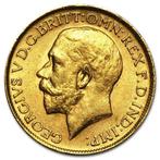 Verenigd Koninkrijk. British Gold Sovereign King George V, Postzegels en Munten, Edelmetalen en Baren