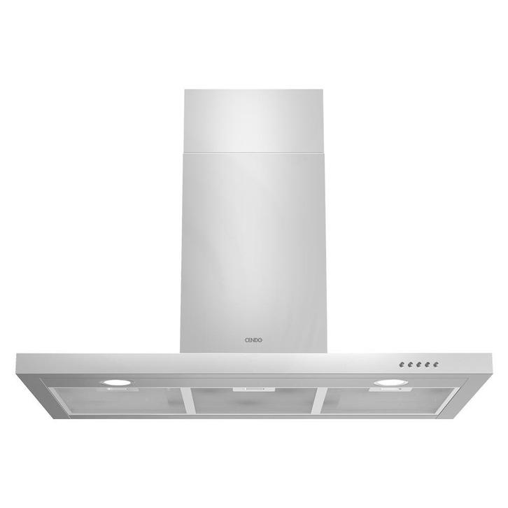 Wand dampkap - 90 cm - RVS - 730 m³/h - CENDO BMB5190PDR, Elektronische apparatuur, Afzuigkappen, Vrijstaand, 600 tot 800 m³ per uur