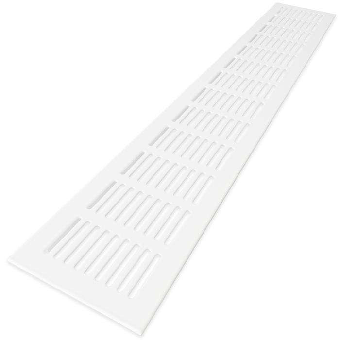 Ventilatiestrip aluminium LxH 500 x 80mm (G61-5008W), Doe-het-zelf en Bouw, Ventilatie en Afzuiging, Nieuw, Verzenden