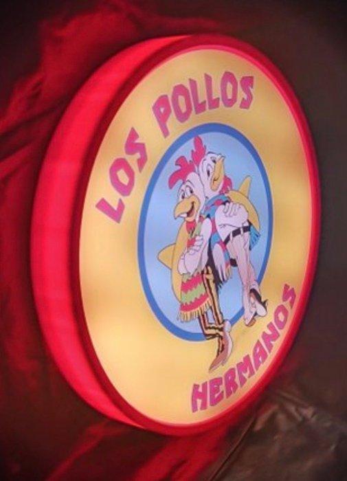 Breaking Bad - Los Pollos Hermanos - Lichtbak - Hars, Antiquités & Art, Antiquités | Assiettes décoratives & Carrelages