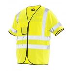 Jobman werkkledij workwear - 7598 vest high-vis  5 geel, Nieuw