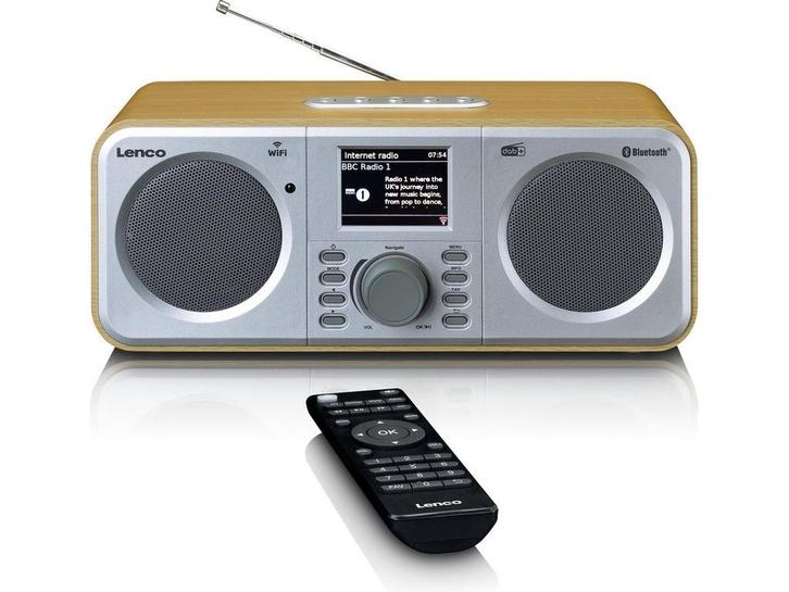 Lenco DIR-141WD - Internet Radio - DAB+ Bluetooth 5.0, Huis en Inrichting, Woonaccessoires | Overige, Zo goed als nieuw, Verzenden