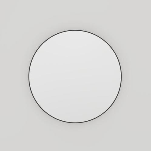 Spiegel Haceka Deco Rond 80x80cm Mat Black, Doe-het-zelf en Bouw, Sanitair, Bad, Nieuw, Ophalen of Verzenden