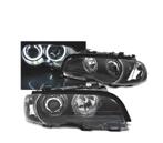 PHARES BMW E46 COUPÉ CABRIO 99-03 LED ANGEL EYES NOIR, Auto-onderdelen, Verzenden, Nieuw