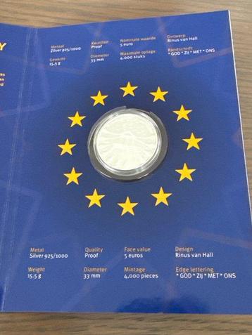 Pays-Bas. 5 Euro 2022 “Verdrag van Maastricht Proof (Sans beschikbaar voor biedingen