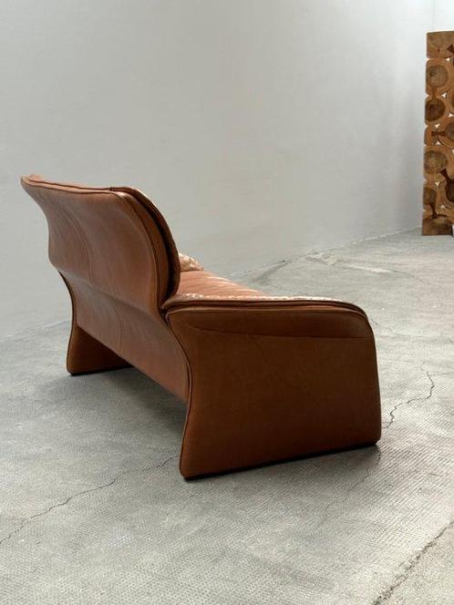 Canapé - Cuir - Cognac, Antiek en Kunst, Kunst | Designobjecten