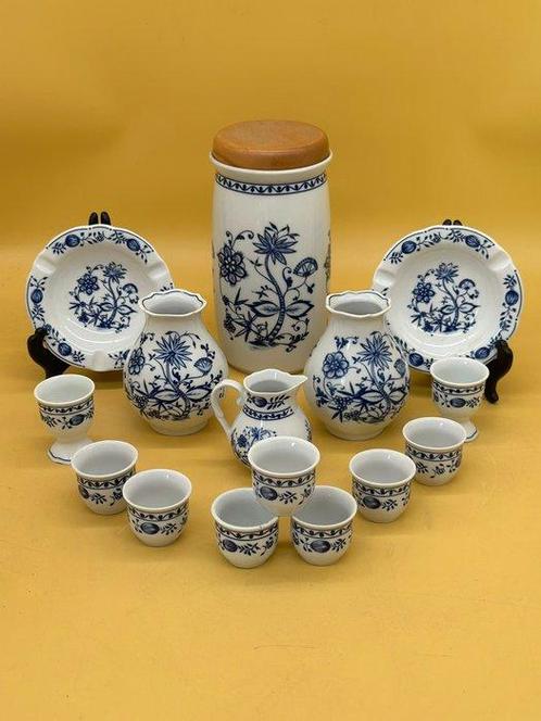 Harnais - Triptis à motif à fleurs doignon – Ensemble de, Antiek en Kunst, Antiek | Meubels | Tafels