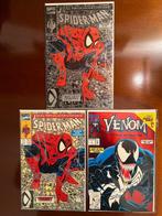 Spider-Man #1 - Regular Cover + Silver Cover + Venom Lethal, Boeken, Strips | Comics, Nieuw