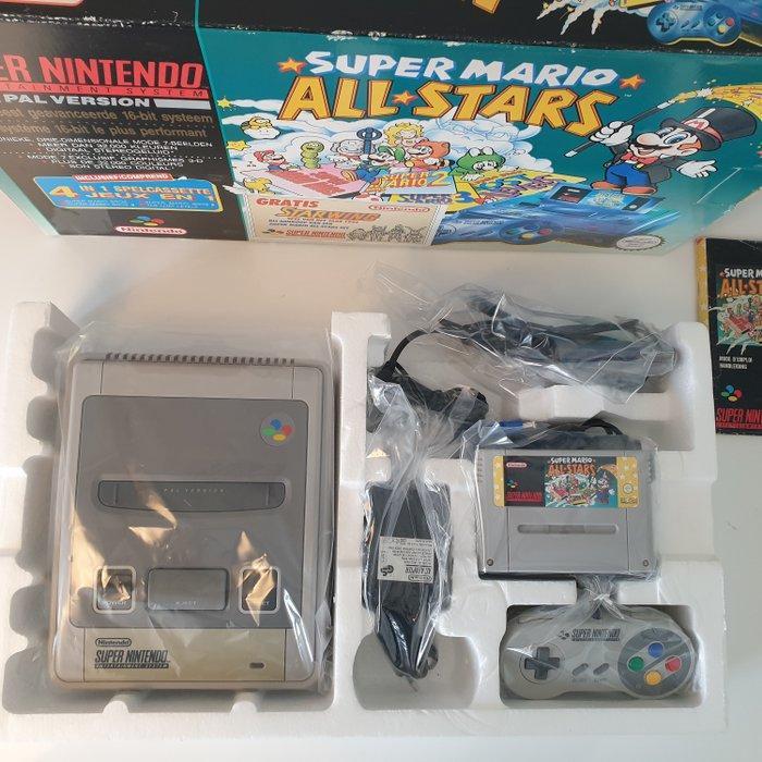 Nintendo - Snes Super Rare Big Box Mario ALL STARS Green, Games en Spelcomputers, Spelcomputers | Overige Accessoires