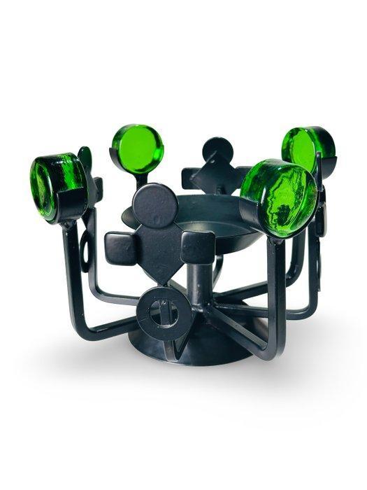 Dantoft - Dansk Design - Kandelaar - Zwart Gelakt Smeedijzer, Antiek en Kunst, Antiek | Meubels | Stoelen en Sofa's