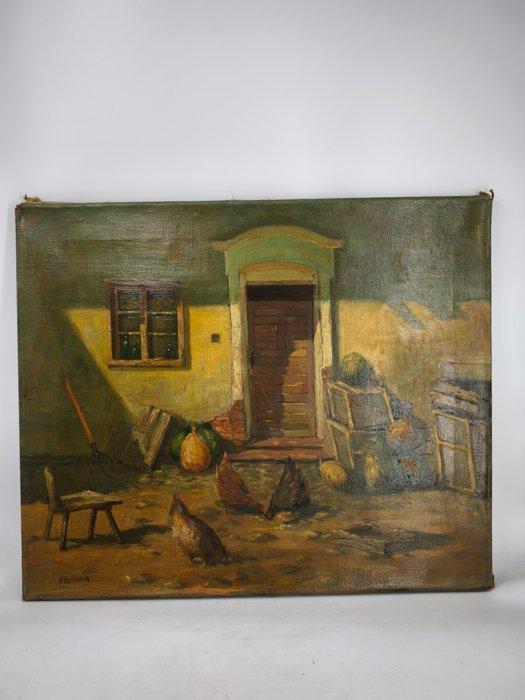 Paul Unbereit (1884-1937) - Bauernhof in der Wachau, Antiek en Kunst, Kunst | Schilderijen | Klassiek