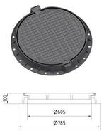 Nieuwe gietijzer rijwegdeksels, Doe-het-zelf en Bouw, Buizen en Afvoer, Verzenden, Nieuw, 60 tot 80 mm