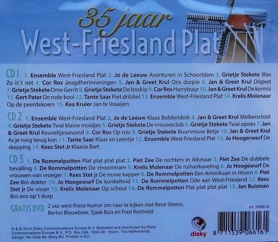 West-Friesland Plat - 35 jaar (3cd+dvd) op CD, Cd's en Dvd's, Dvd's | Overige Dvd's, Nieuw in verpakking, Verzenden