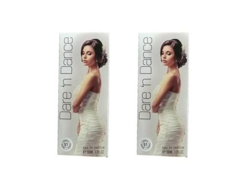 Veiling - 2x Dare n Dance DamesParfum 100ml, Handtassen en Accessoires, Uiterlijk | Parfum