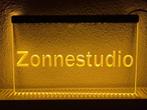 Zonnestudio neon bord lamp LED verlichting reclame lichtbak, Huis en Inrichting, Verzenden, Nieuw