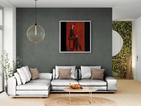 I_KONIQ (1969) - Art deko total red campari, Huis en Inrichting, Overige Huis en Inrichting
