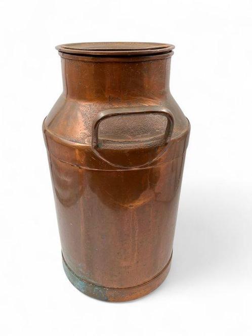 Pot à lait - Acier - Vendeur de cruche en acier galvanisé, Antiek en Kunst, Antiek | Wandborden en Tegels