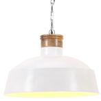 vidaXL Hanglamp industrieel E27 42 cm wit, Huis en Inrichting, Verzenden, Nieuw